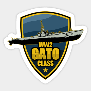 Gato-Class Submarine Sticker
